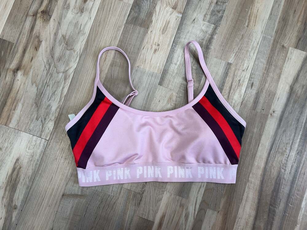 Victoria's Secret PINK Sport Logo Elastic Bralette Size M